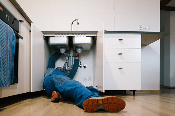 Professional Drain Cleaning technician working in Clifton Park, NY